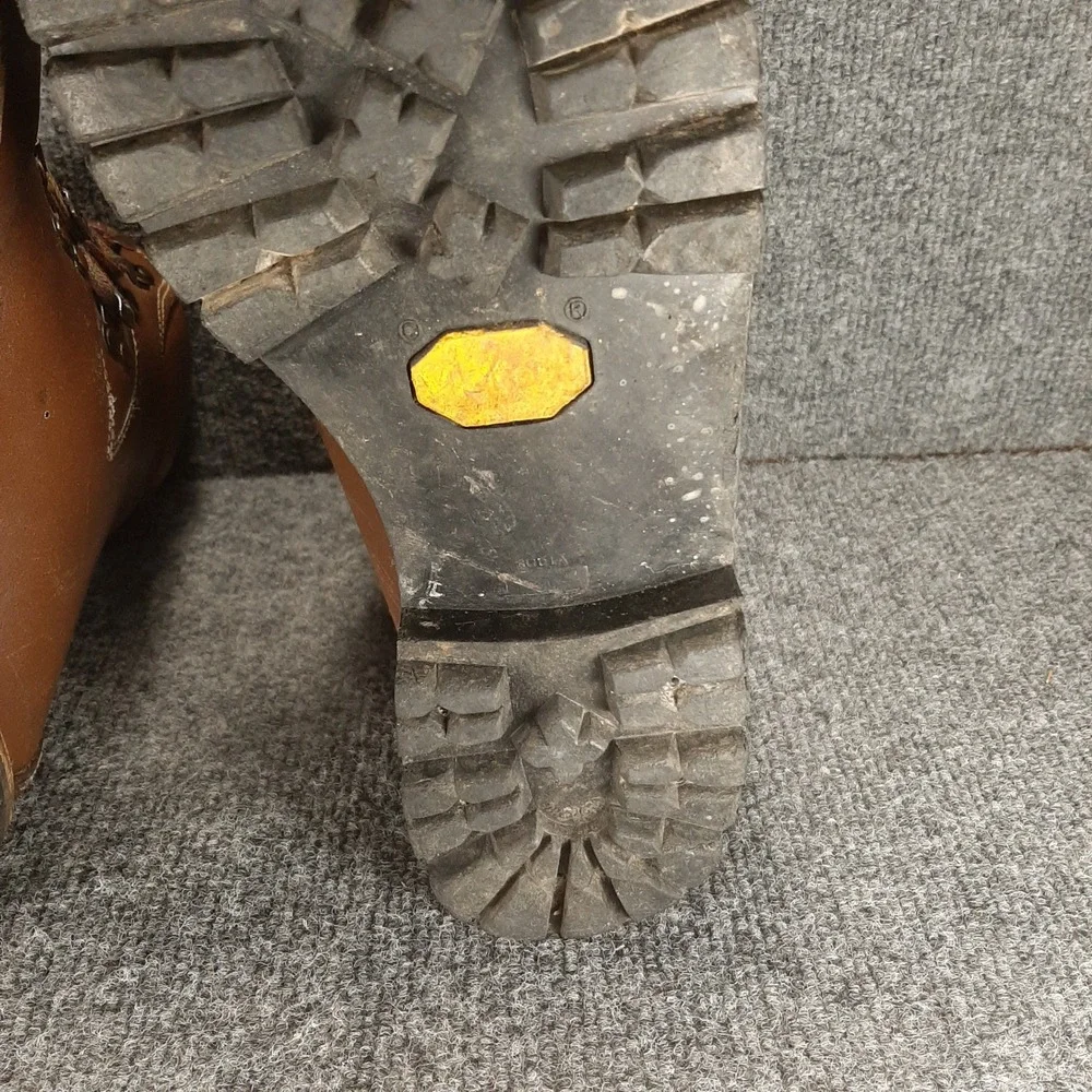 Vtg 1999 Montrail Heavy Leather Hiking Boots Made In Italy Men's 11 Vibram